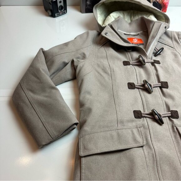 Merrell Tan Toggle Trench Coat - Picture 4 of 8